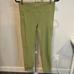 Lululemon Invigorate High-Rise Tight 25" Bronze Green Size 10